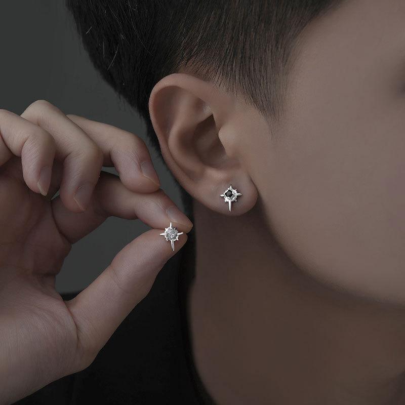 Arctic Star Men's Earrings - High-end, Niche, Edgy and Cool Ear Accessories and Earrings