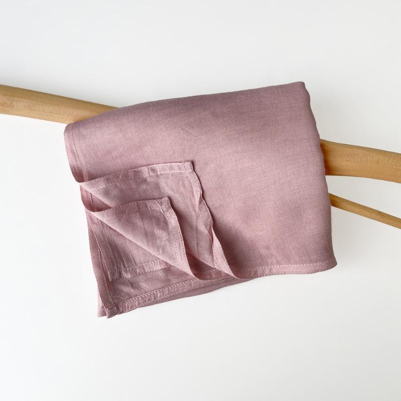 Summer cotton and linen scarf solid color simple sunscreen shawl women's high-end silk scarf yarn headscarf