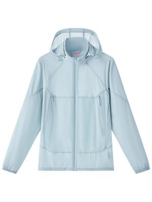 Premium Ice Silk Sun Protection Jacket with Detachable Hat, Unisex Outdoor Sportswear, High Elasticity & Breathable Fabric