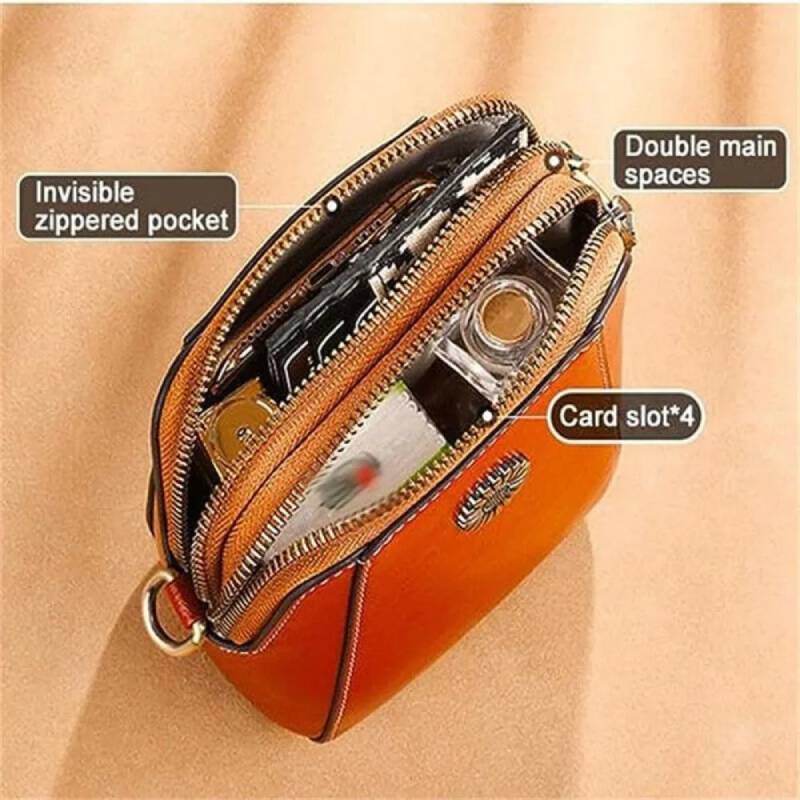Pu Phone Bag Womens Small Crossbody Purse With Flap Closure For Daily Use