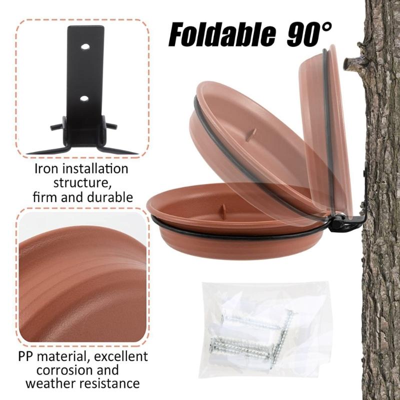 Bandejas Alimentadoras para Beija-flores Dobráveis 90° Alimentador de Água para Pássaros Bebedouro para Beija-flores Alimentadores de Beija-flores Suspensos Para Exterior