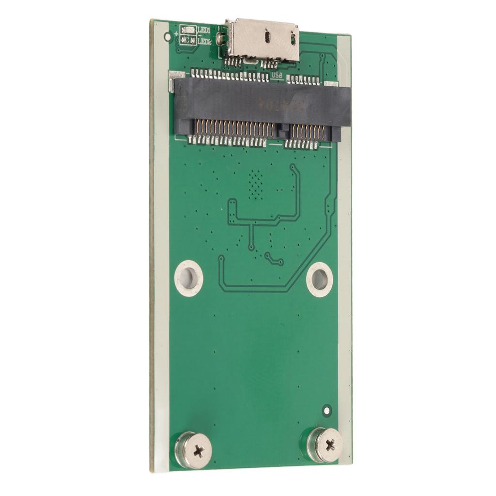 USB 3.0 To MSATA SSD Converter Support UASP Up To 6Gbps Supports Hot Swap MSATA Adapter with LED Status Indicator