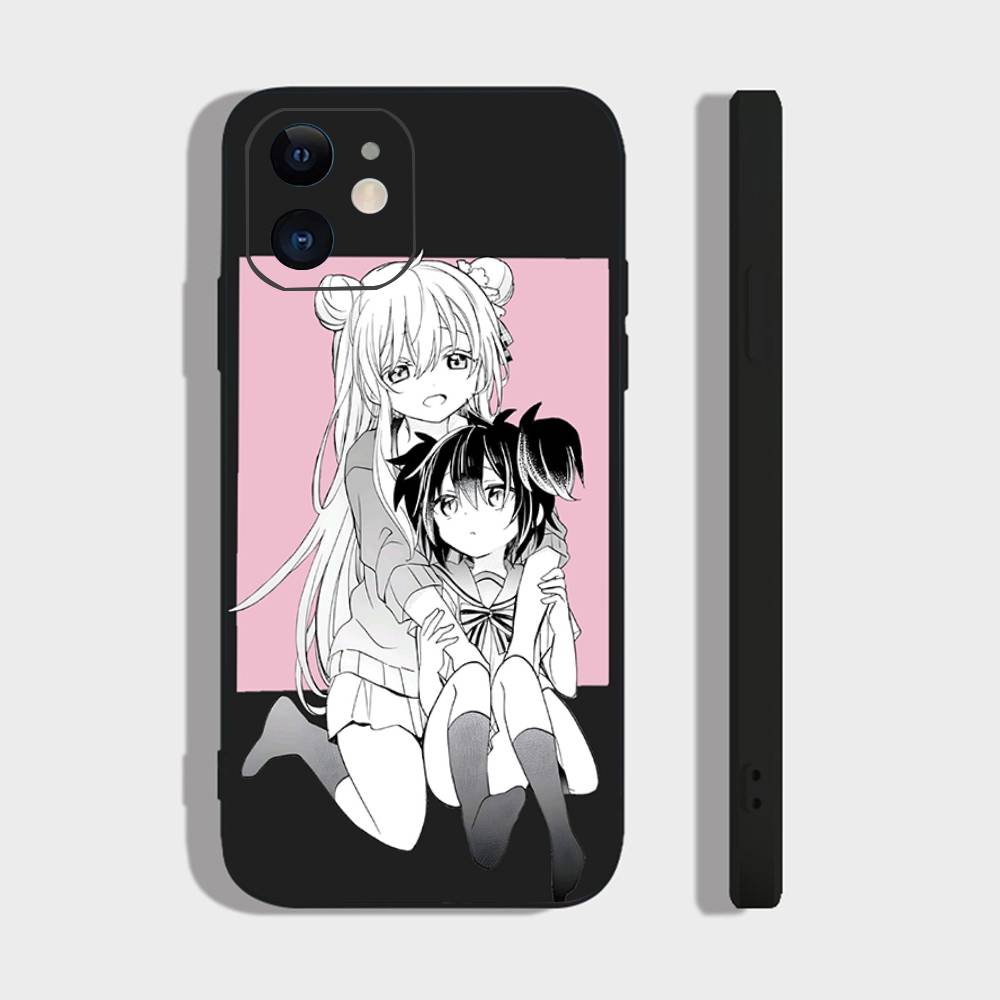 Anime Happy Sugar Life Phone Case For IPhone 17 Air 16 15 14 13 Pro Max 11 12 Black Silicone Cover