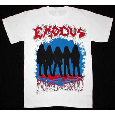 EXODUS BONDED BY BLOOD 85 THRASH BAND White All Size T Shirt AC676