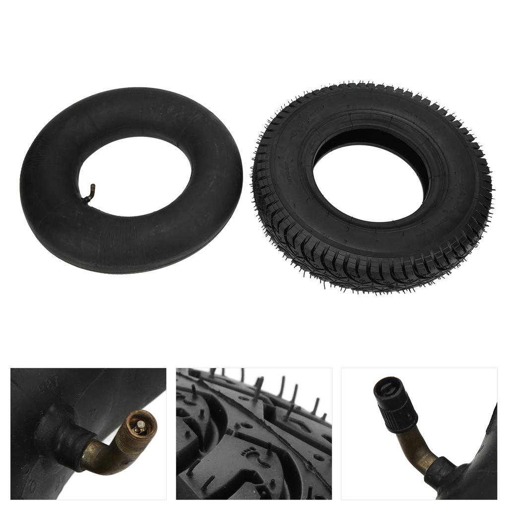 4.80 4.008in Däck Innerslang Set Gummi Nylon Ersättning för Kärror Vagnar 16in YD 4in Bredd