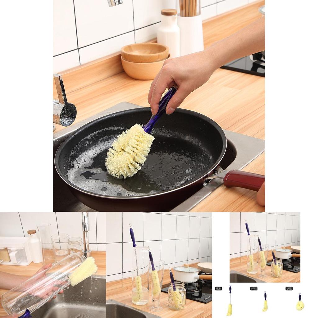 Durable Plastic Teapot Brush With Long Handle For Deep Cleaning And Home Use