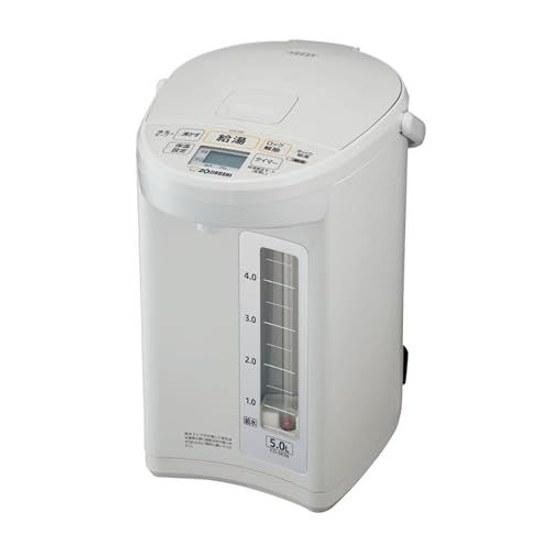 Zojirushi Electric Pot 5.0L Large Capacity Type 6-Stage Timer Water Supply Notification White Gray CD-SE50AM-WG