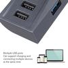 Glove Box USB Hub Multiport Stable Transmission Convenient Car Docking Station Replacement for Tesla Model 3 Y