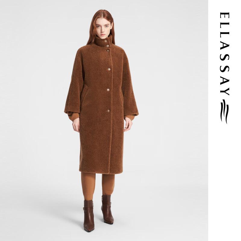 ELLASSAY Women's Elegant 100% Merino Wool Coat EWE353D10300