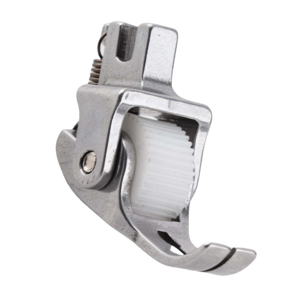 Adjustable Sewing Machine Foot Snap-On Roller Presser Foot Leather Sewing