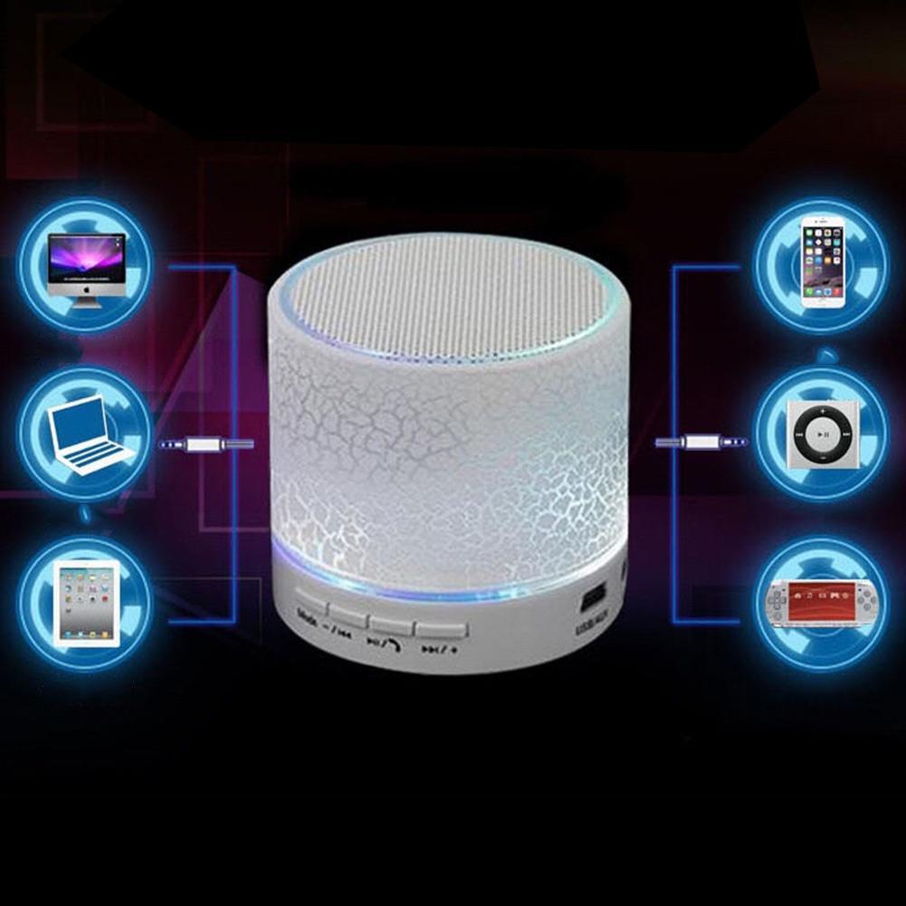 Buy Crack LED Portable Mini Wireless Bluetooth Speakers with TF Port at ...