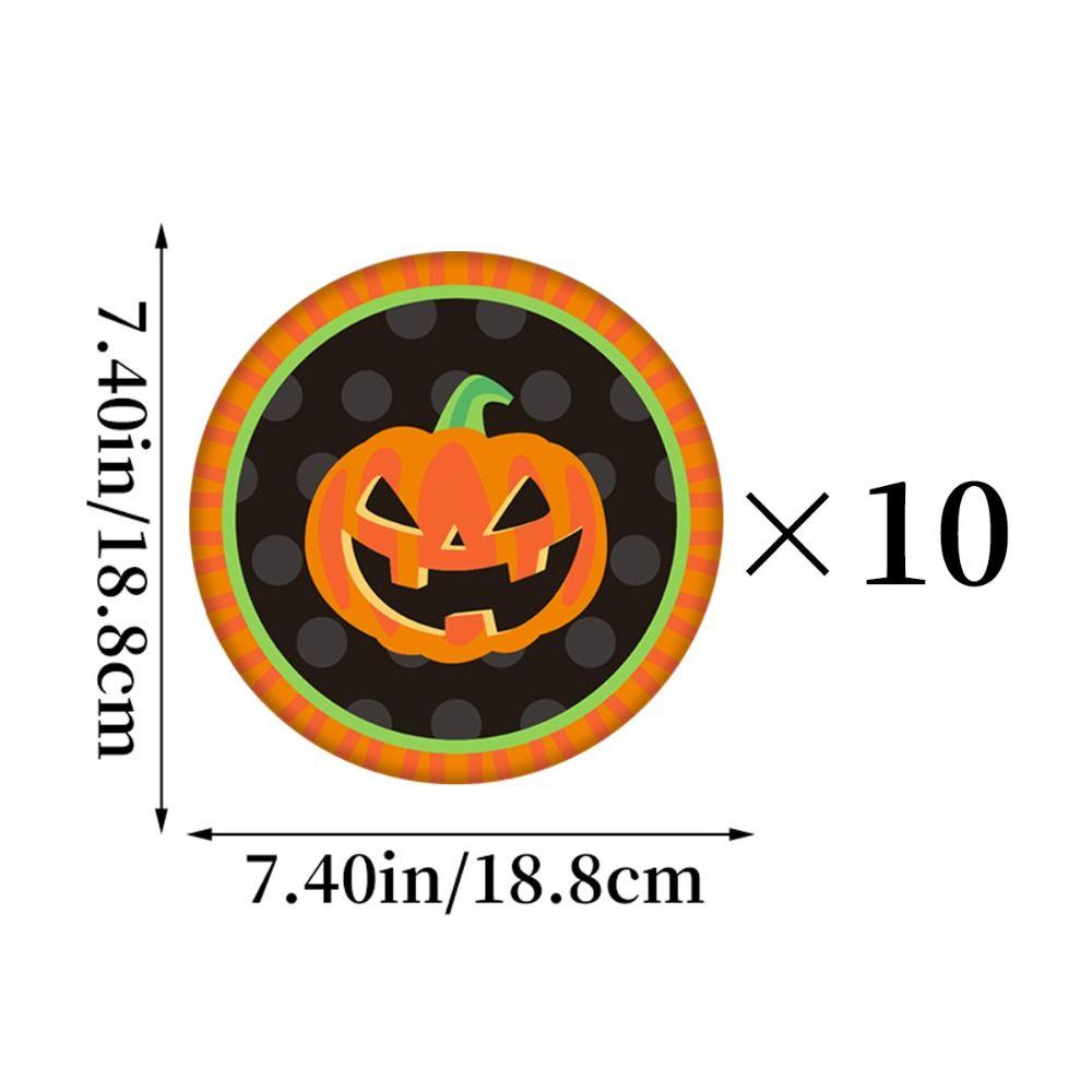 

10 шт. одноразовой посуды на Хэллоуин, имитация дома с привидениями, реквизит для фестиваля призраков Style1