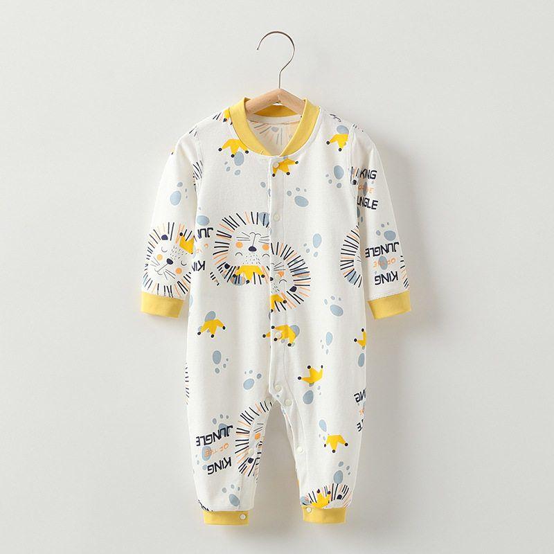 In-Stock Newborn Baby Romper Spring/Summer/Autumn Set Clothing Newborn Sleepwear Unisex Baby Onesie