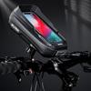 WILD MAN Hartschalen Lenkertasche 0,6L Mountainbike Handyhalter Wasserdicht Schnellverschluss für MTB Fahrrad Motorrad Fahrradtasche