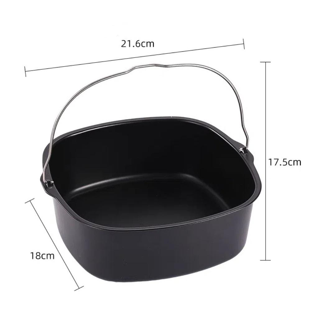 Antihaft-Kuchenbackkorb mit Griffen Kuchenform Heißluftfritteuse Backform Bar