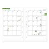 Midori System Notebook Refill 2027 B7 Weekly Ojisaan Pattern (Starts January 2027)