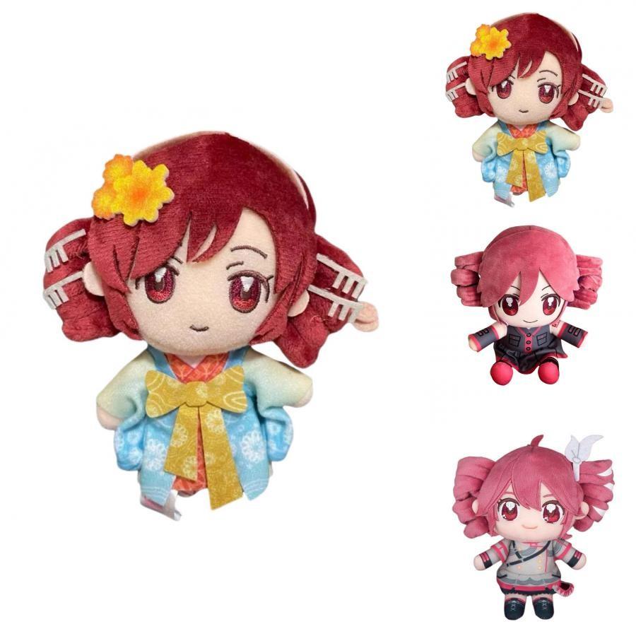 Teto Charming Kasane Plush Character Doll With Unique Hairpin And Details Flower