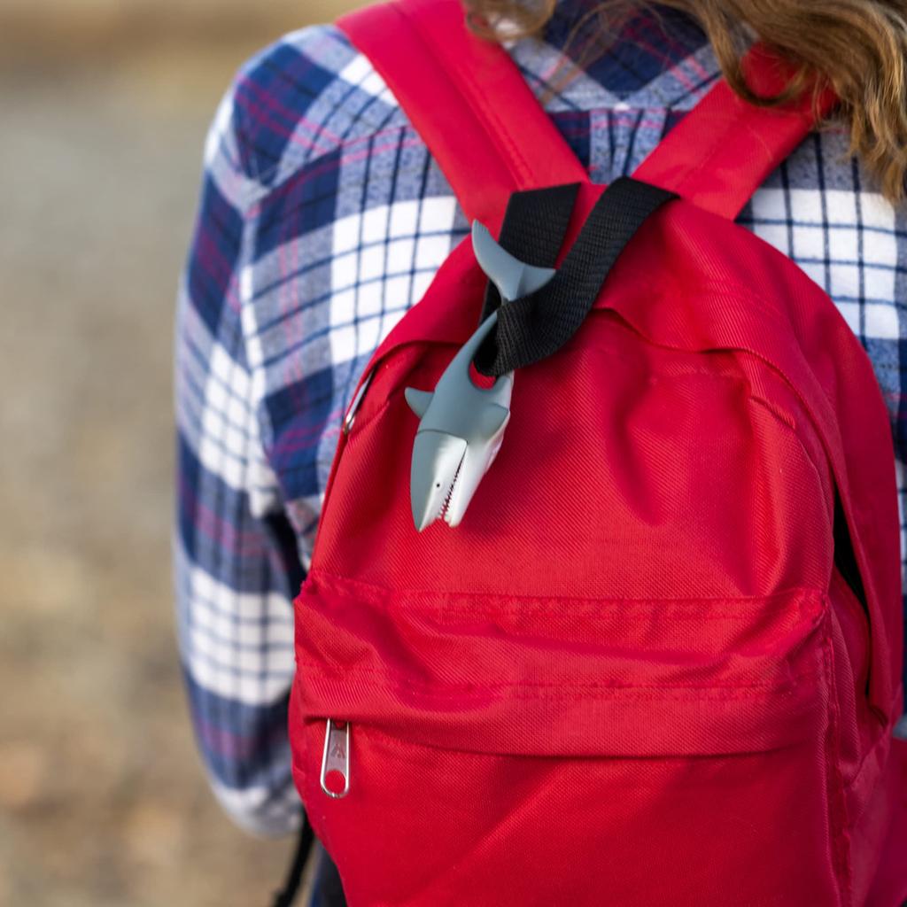 Sun Company LifeLite Animal Carabiner Flashlight Mini Animal Keychain Flashlight For and Campers One Gray Kids, Nurses, (Shark) - Size,