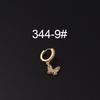 Micro-Pavé Zircon Irregular Ear Cuff Earrings