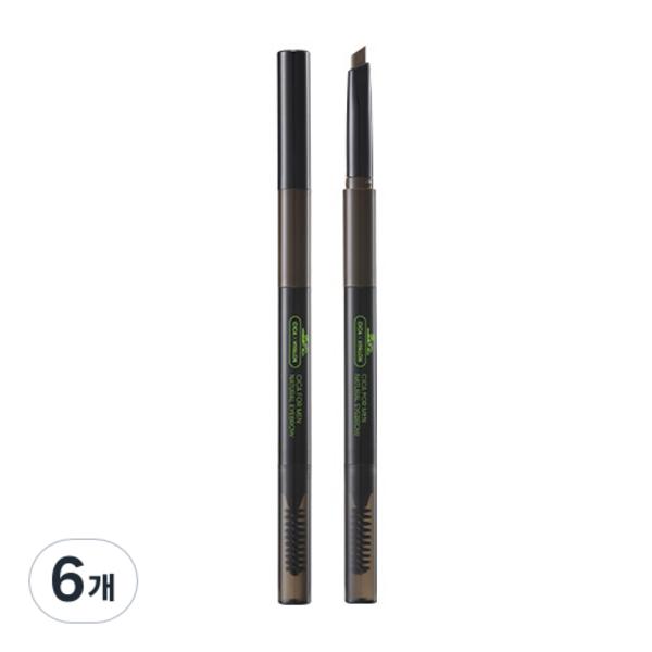 

VT Cica for Men Natural Eyebrow, Natural Brown, 6 шт., лучшая мужская косметика Кореи