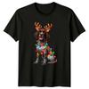 Festive Dog Christmas Dogs Holidays Unisexs TShirt Unisexs Tee Graphic Unisex Shirt