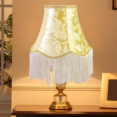 Fringe Lamp Shade Retro for Table Lamp with Beads European Lampshade for Home Restaurant Living Room Bedroom Dining Room