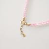 Modernlike 14K Gold Rosa Amethyst Edelstein Halskette 3mm