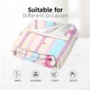 Pastel Dot Stripe Cartoon Anime Print Flannel Blanket Soft Warm Throw for Kids Bedroom Sofa Christmas Office Car