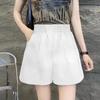 Women's 100% Cotton High Waist Summer Casual Plus Size Wide Leg Shorts