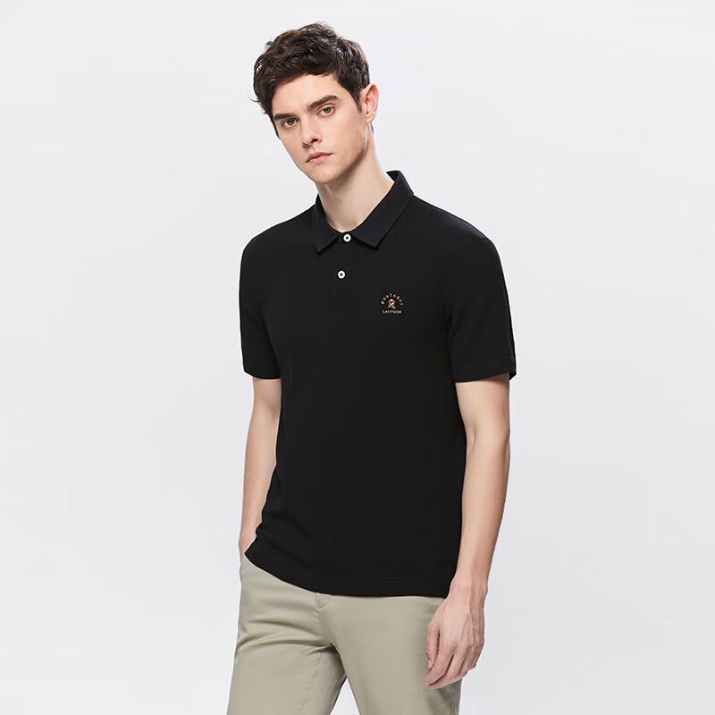 MONTAGUT Men's Pure Cotton Short-Sleeve Polo Shirt