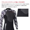 Men's 3mm Neoprene Full-Suit Wetsuit, One-Piece, Back Zip, for Diving, Surfing, and Fishing, Classic Style, AWS19848