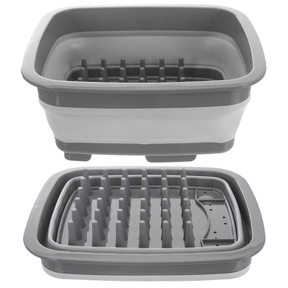 Foldable Silicone Dish Drainer 37x31.5x14.5 Cm
