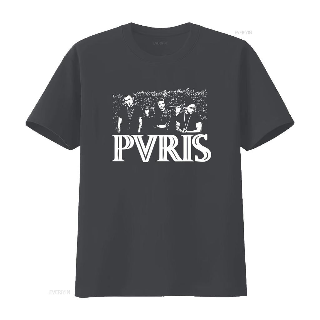 Pvris Photo Official T Shirt For Band Design Cool Style vintage Washed Stretched Slightly Soft Stylish Unisex Versatile