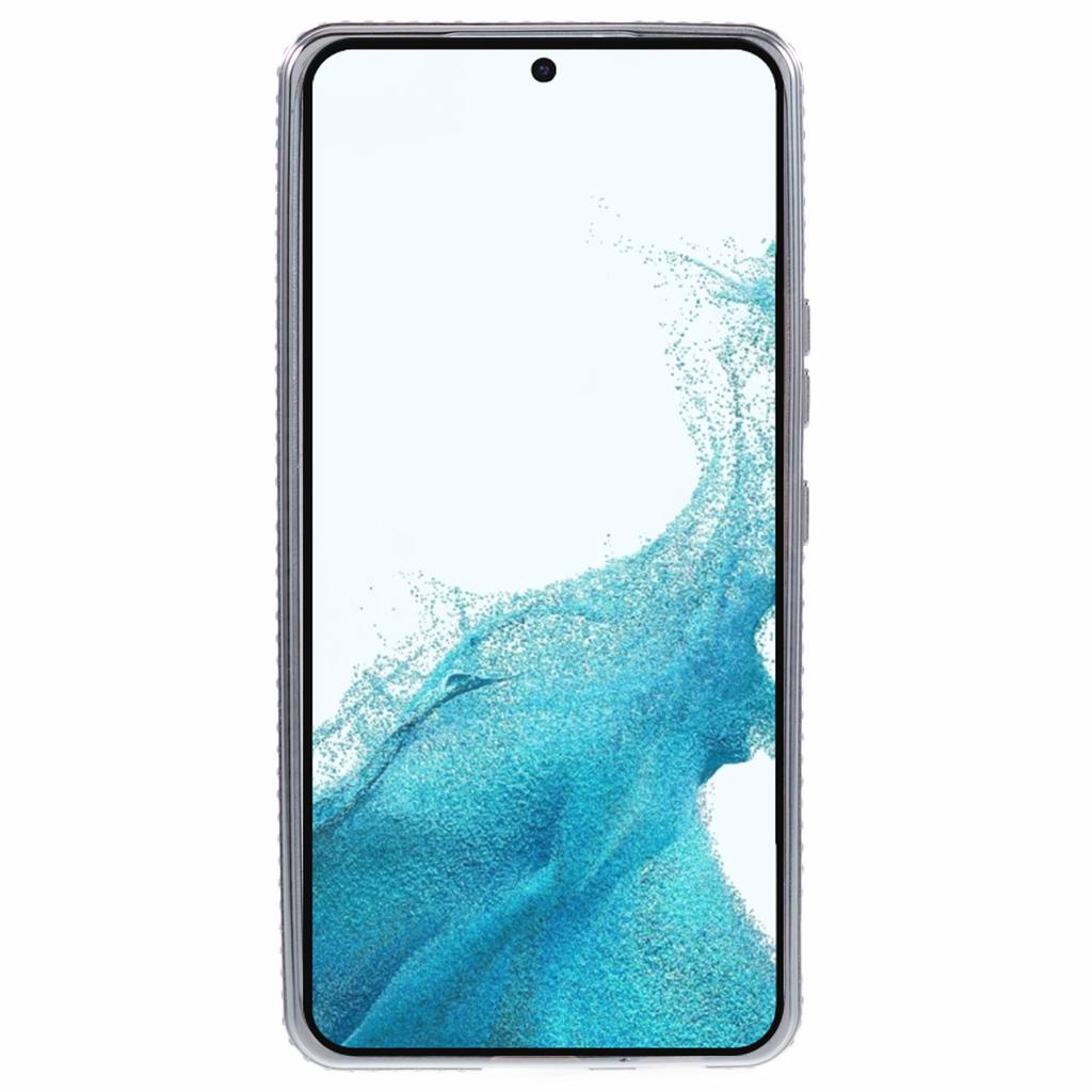 For Samsung Galaxy S23 Case TPU Drop Protection Rhinestone Decor Gradient Phone Protector