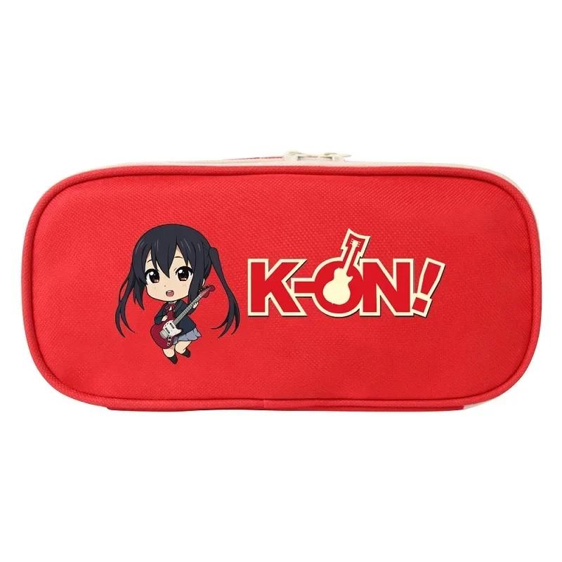 K-on Pencil Case Pen Holder Bag for Student Big Capacity Students School Gift Pencil Box
