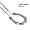 Yousheng Egg Mixer Sturdy Good Elasticity Stainless Steel Hand Held Spring Whisk for Kitchen