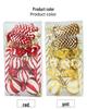 6cm 15-Piece Christmas Ornament Set: Balls, Pine Cones, Lollipops, Candies for Tree Decor and Gifts