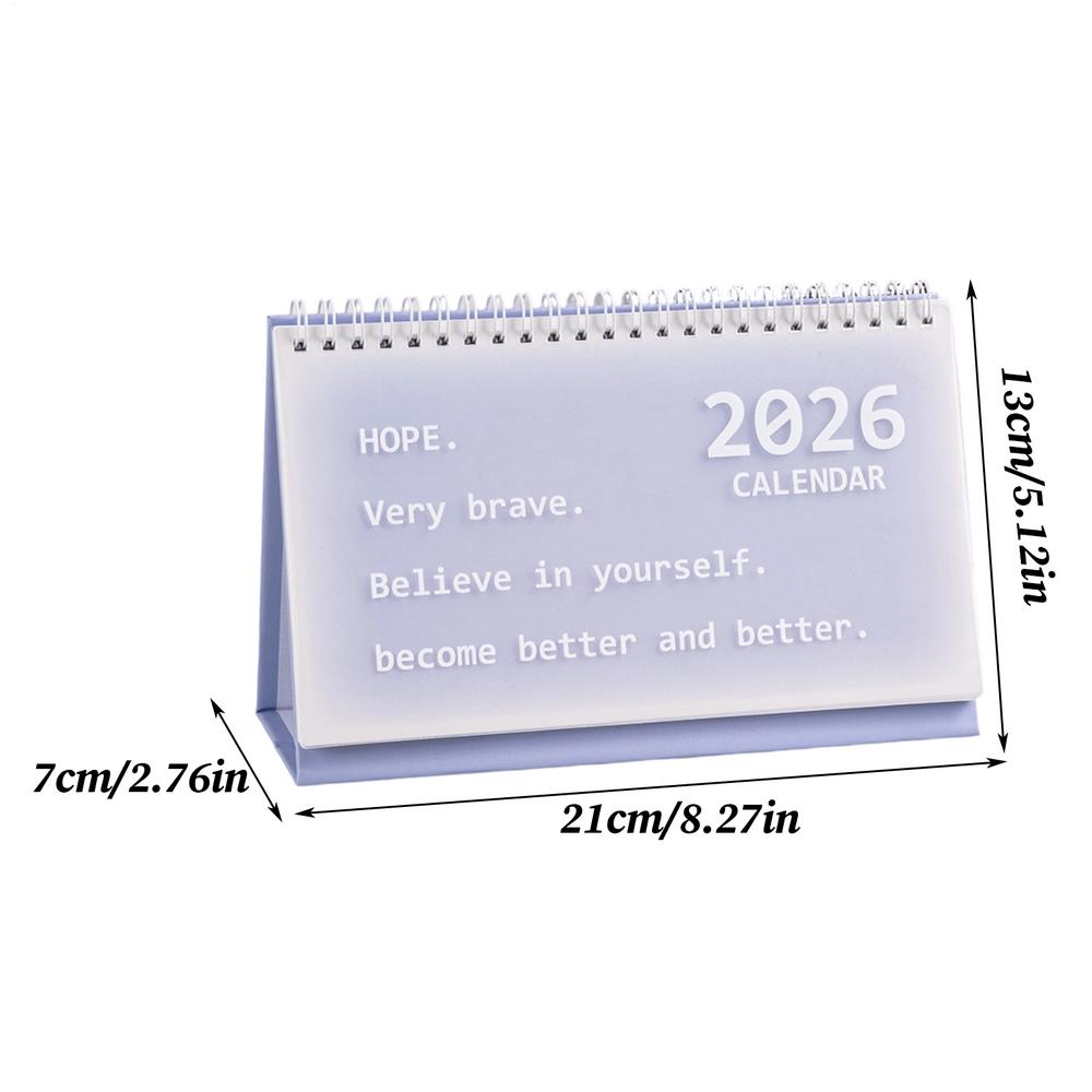 Calendar For Desk 2026 Korean Style Portable Decoration Organizer Aesthetic Desk Calendar Planner For Teacher Classroom Offices