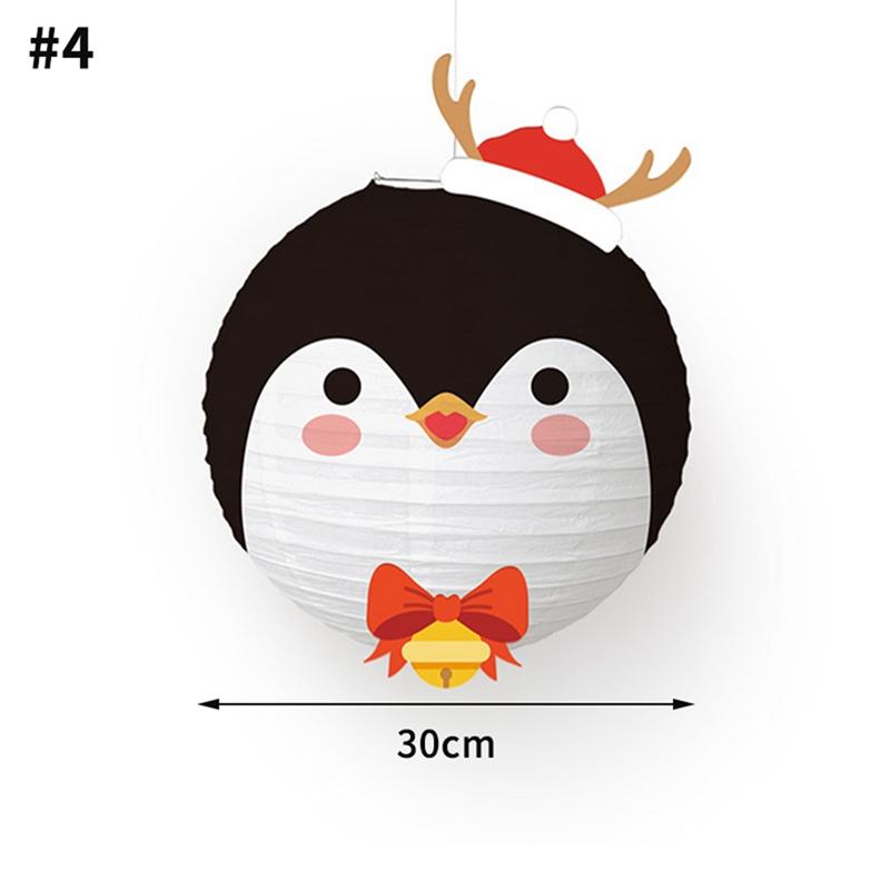 Christmas Lantern Round Paper Lanterns Xmas Decoration Hanging Pendant Christmas Party Supplies Lanterns navidad decoracion 2026