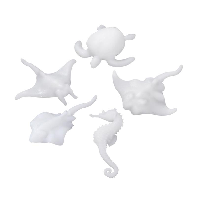 3D Diy Crystal Epoxy Material Filling Enclosed Marine Animal Model Micro Landscape Fish Sea for Turtle Material Accessor