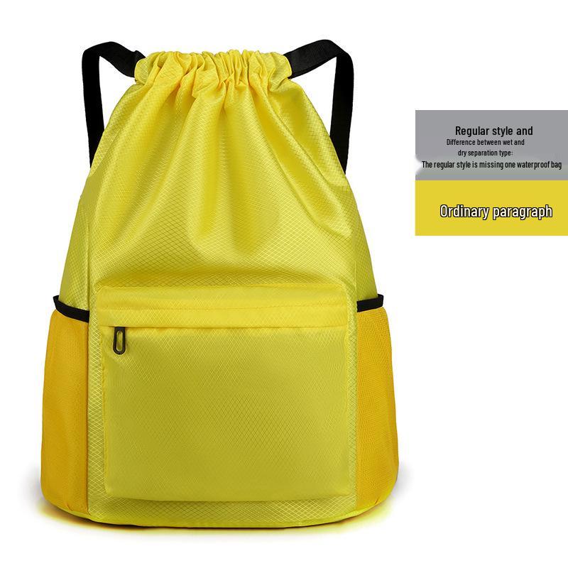 Portable Fitness Drawstring Backpack for Sports, Training, and Events