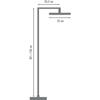 Colonne de douche thermostatique - EDOUARD ROUSSEAU - Grafito - Tête de douche orientable Ø 250 mm - Gris