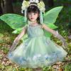Elegant Fairy Style Kids Girls Dress Classic Lolita Silhouette Voluminous Skirt for Birthday Party Cosplay Outdoor Events
