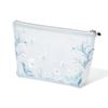 Franc Franc Japan Mesh Embroidered Pouch L Light bLue