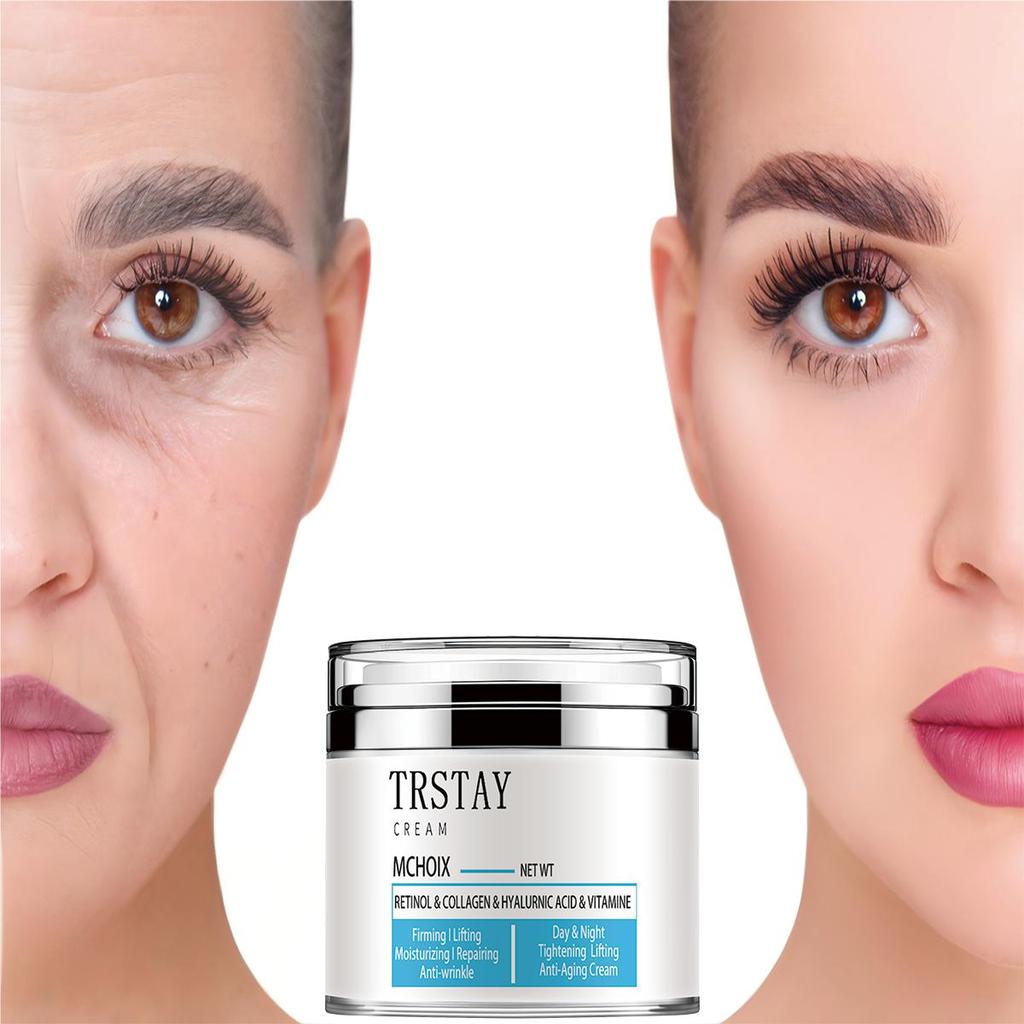 Collagen Hyaluronic Acid Vitamin E Anti Wrinkle Anti Aging Repair Face Cream