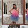 DIY 2M Blue Feathers Boa Ostrich Plumes Shawl 1/2/3/4/6Ply Wedding Drees Decoration Accessory Soft Fluffy Plume For Crafts White Boa
