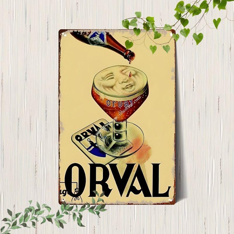 Vintage Drinks Wall Poster Metal Tin Sign 20x30cm