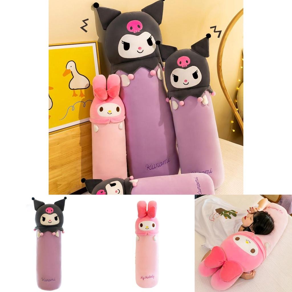 Kuromi My Melody Long Throw Pillow Cushion Plush Toy Soft Stuffed Doll Xmas Gift Perfect For Cuddles And Snuggles!