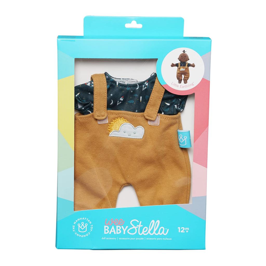 BorneLund Manhattan Toy Little Baby Stella Rocket Overalls ages 1 and MAN162810 T-shirt & (for up)