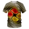Summer Fashion Colour Light Spectrum Men T-shirt New Casual Printing Fun Tees Trend Personality Leisure O-neck Short Sleeve Tops